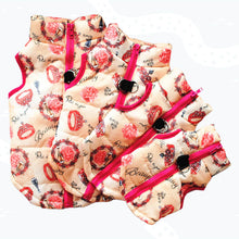 Load image into Gallery viewer, Warm Coat Jacket Windproof Vest Pink Angel Color Style Different sizes view
