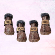Load image into Gallery viewer, Warm Waterproof Shoes For Dogs For Winter Time New Crocodile Color
